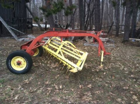 1963 Hummer H3 - This agricultural implement is designed for raking hay and is not a 1963 Hummer H3.