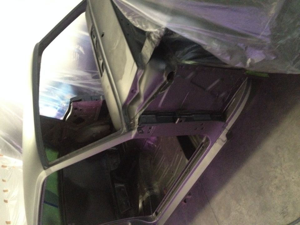1965 Mustang in Black Epoxy Primer