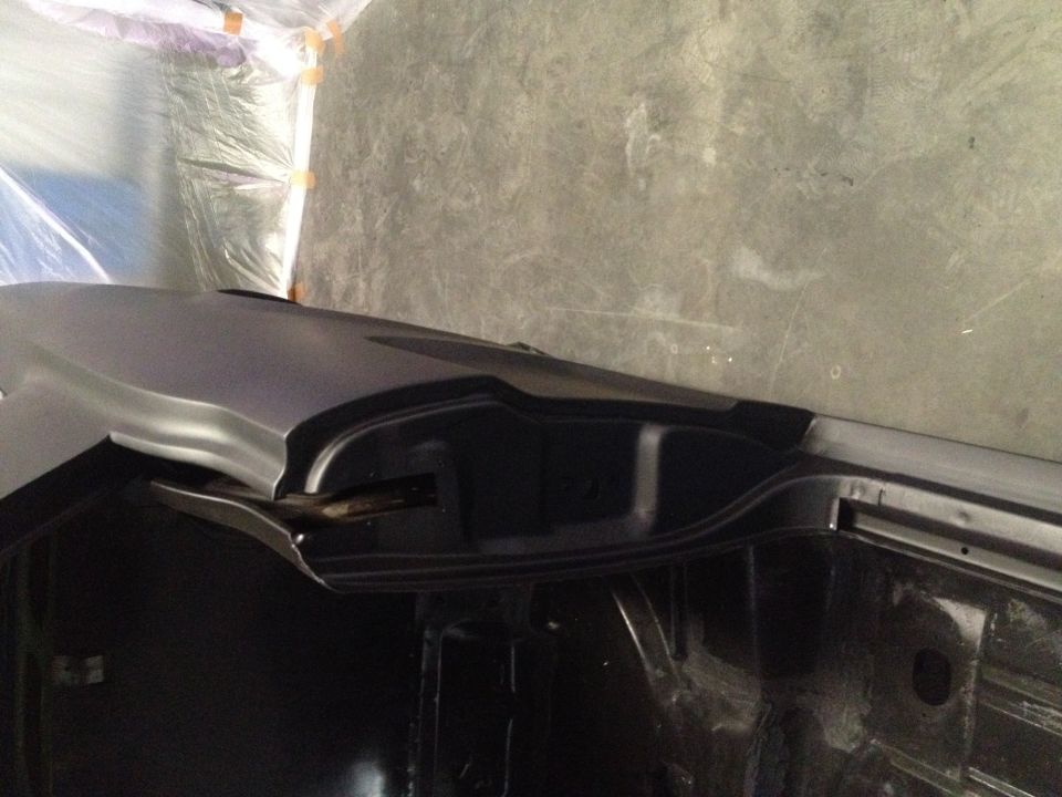 1965 Mustang in Black Epoxy Primer