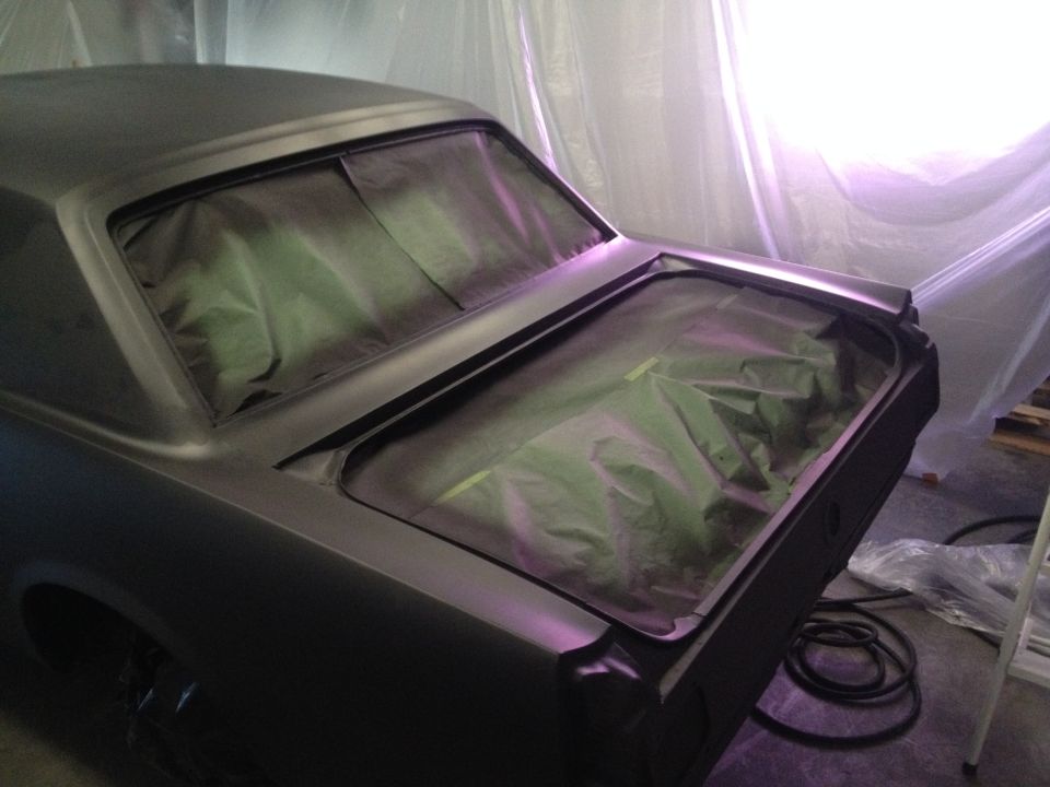 1965 Mustang in Black Epoxy Primer