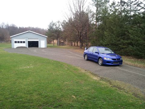 2006 Mitsubishi Evolution - Three truckloads of #1 gravel, $400. Steal of a price from a neighbor