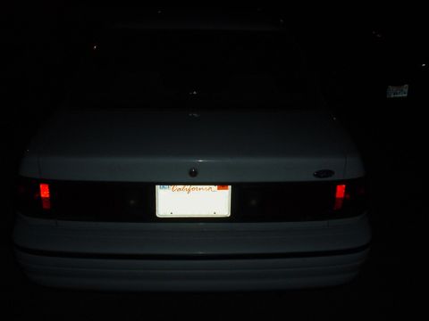 1993 Ford Escort - you got to love that phantom look..