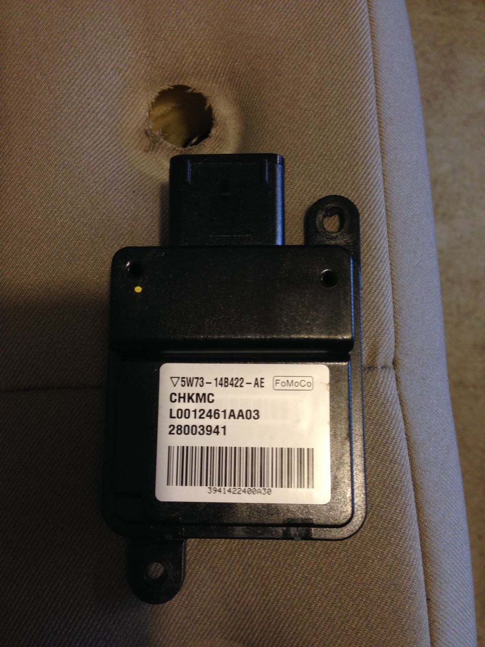 Figure out what the code is, it will repeat the code a few times when you start up then light up solid. When the light is on the airbag system is compromised.
1-2 4 RCM Is Faulted INSTALL a new RCM.
1-3 5 Crash Data Memory Full INSTALL a new RCM and impact sensors.
1-4 6 Air Bag Diagnostic Monitor Ground Circuit Open
1-5 7 Incorrect Module Design Level (RCM Version Conflicts with OCS Version Fault)
1-6 81 Occupant Classification Sensor System Fault (OCS Communication Fault)
1-8 86 PAD Warning Lamp Circuit Failure
1-9 46 Restraint System - Air Bag Fault (Driver Squib 1 Open/High Resistance Fault)
2-1 54 Restraint System - Air Bag Fault (Passenger Squib 1 Open/High Resistance Fault)
2-2 70 Restraint System - Side Air Bag Fault (Driver Seat Side Air Bag Open/High Resistance Fault)
2-3 74 Restraint System - Side Air Bag Fault (Passenger Seat Side Air Bag Open/High Resistance Fault)
3-3 62 Restraint System - Safety Belt Pretensioner Fault (Driver Open/High Resistance Fault)
3-4 66 Restraint System - Safety Belt Pretensioner Fault (Passenger Open/High Resistance Fault)
4-2 19 Restraint System - Impact Sensor Fault (LH Front Impact Severity Communication Fault)
4-3 29 Restraint System - Impact Sensor Fault (Driver Side Communication Fault)
4-4 34 Restraint System - Impact Sensor Fault (Passenger Side Communication Fault)
4-9 90 Driver Seat Track Position Sensor Circuit Open
4-11 17 Restraint System - Impact Sensor Fault (LH Front Impact Severity Mounting Fault)
4-12 27 Restraint System - Impact Sensor Fault (Driver Side Mounting Fault)
4-13 32 Restraint System - Impact Sensor Fault (Passenger Side Mounting Fault)
5-1 38 Driver Safety Belt Buckle Switch Circuit Open
5-2 42 Passenger Safety Belt Buckle Switch Circuit Open
5-3 94 Air Bag Tone Warning Indicator Circuit Open or Short to Ground
5-4 12 Module Configuration Error (RCM Configured Incorrectly) INSTALL a new RCM. Refer to Restraints Control Module (RCM) in this section.
6-1 18 Restraint System - Impact Sensor Fault (LH Front Impact Severity Internal Fault)
6-2 28 Restraint System - Impact Sensor Fault (Driver Side Internal Fault)
6-3 33 Restraint System - Impact Sensor Fault (Passenger Side Internal Fault)
6-6 16 Restraint System - Impact Sensor Fault (LH Front Impact Severity Short to Ground Fault)
6-7 26 Restraint System - Impact Sensor Fault (Driver Side Short to Ground Fault)
6-8 31 Restraint System - Impact Sensor Fault (Passenger Side Short to Ground Fault)
6-11 15 Restraint System - Impact Sensor Fault (LH Front Impact Severity Short to Battery Fault)
6-12 25 Restraint System - Impact Sensor Fault (Driver Side Short to Battery Fault)
6-13 30 Restraint System - Impact Sensor Fault (Passenger Side Short to Battery Fault)
7-1 36 Driver Safety Belt Buckle Switch Circuit Short to Ground
7-2 40 Passenger Safety Belt Buckle Switch Circuit Short to Ground
7-3 88 Driver Seat Track Position Sensor Circuit Short to Ground
7-5 37 Driver Safety Belt Buckle Switch Circuit Resistance Out Of Range
7-6 41 Passenger Safety Belt Buckle Switch Circuit Resistance Out Of Range
7-7 89 Driver Seat Track Position Sensor Circuit Resistance Out Of Range
7-9 35 Driver Safety Belt Buckle Switch Circuit Short to Battery
7-10 39 Passenger Safety Belt Buckle Switch Circuit Short to Battery
7-11 87 Driver Seat Track Position Sensor Short to Battery Fault
7-13 91 Belt Tension Sensor Fault (Belt Tension Sensor Open or Short to Battery Fault)
7-14 92 Belt Tension Sensor Fault (Belt Tension Sensor Short to Ground Fault)
8-1 50 Restraint System - Air Bag Fault (Driver Squib 2 Open/High Resistance Fault)
8-2 58 Restraint System - Air Bag Fault (Passenger Squib 2 Open/High Resistance Fault)
8-3 45 Restraint System - Air Bag Fault (Driver Squib 1 Short to Ground Fault)
8-4 49 Restraint System - Air Bag Fault (Driver Squib 2 Short to Ground Fault)
8-5 53 Restraint System - Air Bag Fault (Passenger Squib 1 Short to Ground Fault)
8-6 57 Restraint System - Air Bag Fault (Passenger Squib 2 Short to Ground Fault)
8-7 44 Restraint System - Air Bag Fault (Driver Squib 1 Short to Battery Fault)
8-8 48 Restraint System - Air Bag Fault (Driver Squib 2 Short to Battery Fault)
8-9 52 Restraint System - Air Bag Fault (Passenger Squib 1 Short to Battery Fault)
8-10 56 Restraint System - Air Bag Fault (Passenger Squib 2 Short to Battery Fault)
8-11 47 Restraint System - Air Bag Fault (Driver Squib 1 Low Resistance Fault)
8-12 51 Restraint System - Air Bag Fault (Driver Squib 2 Low Resistance Fault)
8-13 55 Restraint System -- Air Bag Fault (Passenger Squib 1 Low Resistance Fault)
8-14 39 Restraint System - Air Bag Fault (Passenger Squib 2 Low Resistance Fault)
9-1 69 Restraint System - Side Air Bag Fault (Driver Seat Side Air Bag Short to Ground Fault)
9-2 73 Restraint System - Side Air Bag Fault (Passenger Seat Side Air Bag Short to Ground Fault)
9-3 61 Restraint System - Safety Belt Pretensioner Fault (Driver Short to Ground Fault)
9-4 65 Restraint System - Safety Belt Pretensioner Fault (Passenger Short to Ground Fault)
9-5 68 Restraint System - Side Air Bag Fault (Driver Seat Side Air Bag Short to Battery Fault)
9-6 72 Restraint System - Side Air Bag Fault (Passenger Seat Side Air Bag Short to Battery Fault)
9-7 60 Restraint System - Safety Belt Pretensioner Fault (Driver Short to Battery Fault)
9-8 64 Restraint System - Safety Belt Pretensioner Fault (Passenger Short to Battery Fault)
9-9 71 Restraint System - Side Air Bag Fault (Driver Seat Side Air Bag Low Resistance Fault)
9-10 75 Restraint System - Side Air Bag Fault (Passenger Seat Side Air Bag Low Resistance Fault)
9-11 63 Restraint System - Safety Belt Pretensioner Fault (Driver Low Resistance Fault)
9-12 67 Restraint System - Safety Belt Pretensioner Fault (Passenger Low Resistance Fault)
10-14 85 PAD Warning Lamp Circuit Short to Battery
10-15 93 Air Bag Tone Warning Indicator Circuit Short to Battery
11-1 8 Incorrect Module Design Level (RCM Version Conflicts with LH Front Impact Severity Sensor Version Fault)
11-2 10 Incorrect Module Design Level (RCM Version Conflicts with Driver Side Impact Sensor Version Fault)
11-3 11 Incorrect Module Design Level (RCM Version Conflicts with Passenger Side Impact Sensor Version Fault)
11-6 13 Module Configuration Error (Restraints Component Installed but not expected: OCS) INSTALL a new RCM.
11-7 14 Module Configuration Error (Restraints Component Installed but not expected: PAD Indicator) INSTALL a new RCM.
11-8 80 Occupant Classification Sensor System Fault (OCS Module Fault)
11-9 83 Occupant Classification Sensor System Fault (OCS Calibration Fault)
11-10 82 Occupant Classification Sensor System Fault (OCS Sensing Element Fault)
11-11 84 Occupant Classification Sensor System Fault (OCS Mounting Fault)
12-1 9 Incorrect Module Design Level (RCM Version Conflicts with RH Front Impact Severity Sensor Version Fault)
12-2 22 Restraint System - Impact Sensor Fault (RH Front Impact Severity Communication Fault)
12-3 23 Restraint System - Impact Sensor Fault (RH Impact Severity Internal Fault)
12-4 24 Restraint System - Impact Sensor Fault (RH Front Impact Severity Communication Fault)
12-5 21 Restraint System - Impact Sensor Fault (RH Impact Severity Short to Ground Fault)
12-6 20 Restraint System - Impact Sensor Fault (RH Impact Severity Short to Battery Fault
12-7 78 Deployable Steering Column Circuit Open
12-8 76 Deployable Steering Column Short to Battery
12-9 77 Deployable Steering Column Short to Ground
12-10 79 Deployable Steering Column Resistance Fault
12-11 43 Cross Link Between Firing Loops