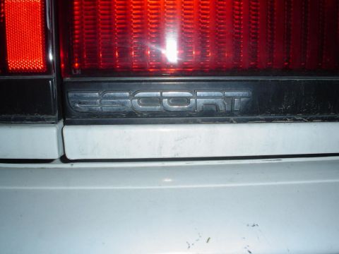 1993 Ford Escort - The rear escort emblem
