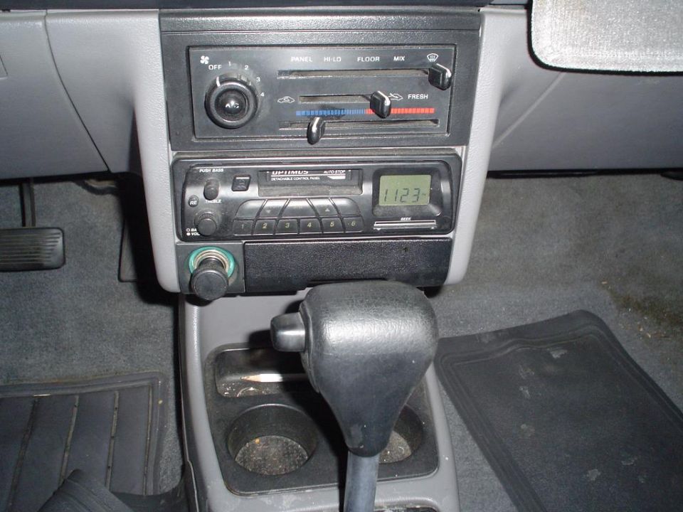 Interior Center dash