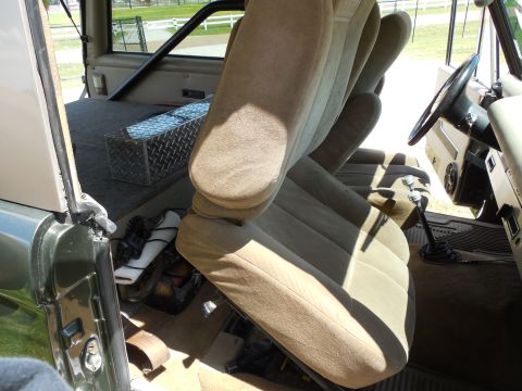 1975 Ford Bronco - The diamond-plate water tank & pump are coming out, but the platform can stay with the truck, or be trashed. Just like the driver's, this c…