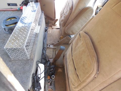 1975 Ford Bronco - The diamond-plate water tank & pump are coming out, but the platform can stay with the truck, or be trashed.