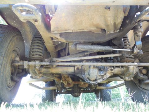 1975 Ford Bronco - Front The rubber shower liner prevents hot fan air from recirculating to the condenser & radiator. It's not visible from normal eye-levels.…