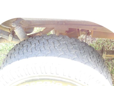 1975 Ford Bronco - RHR wheelwell looking down. The sun was so bright at times that the camera didn't always adjust the way I needed.