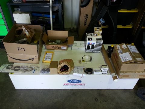 2003 Mercury Marauder - Parts awaiting install.