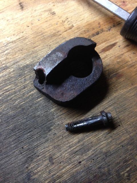 1995 Ford Bronco - I had to drill out the passenger side bolt. The points were completly rusted and gone. I'm pissed at myself that I ended up being off cente…