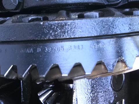 1992 Ford Bronco - Differential gear with stamped part numbers visible.