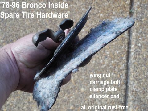 1983 Ford Bronco - '78-96 Bronco Inside Spare Hardware IF THE IMAGE IS TOO SMALL, click it.