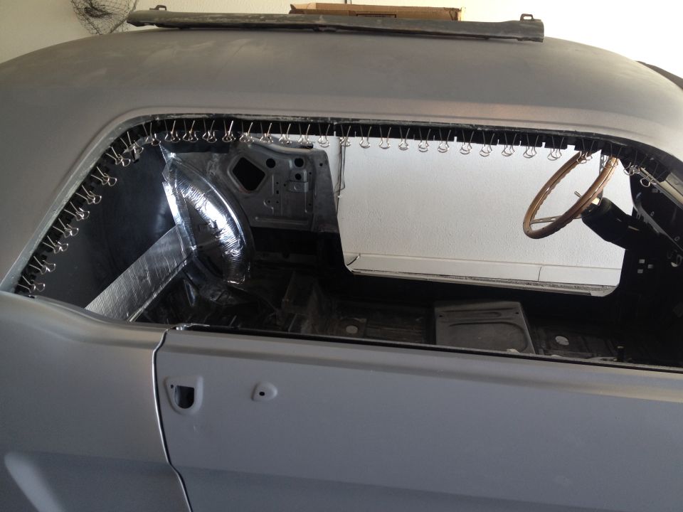 1965 Mustang Peel Seal and Headliner Install