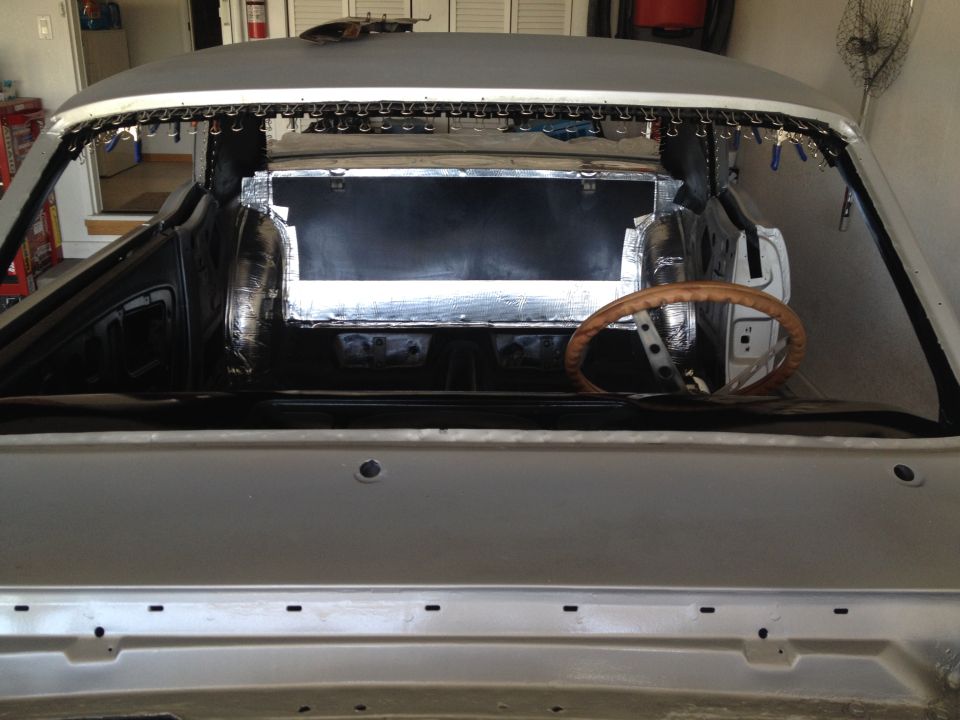 1965 Mustang Peel Seal and Headliner Install