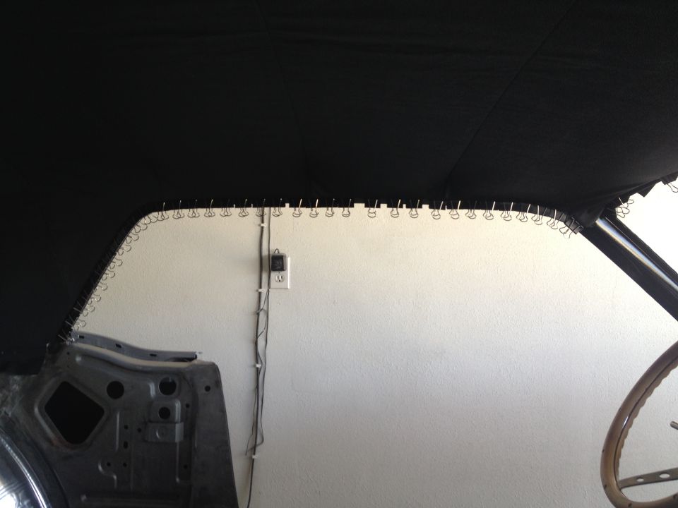 1965 Mustang Peel Seal and Headliner Install