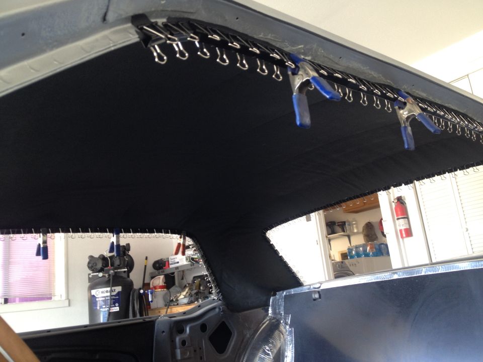 1965 Mustang Peel Seal and Headliner Install