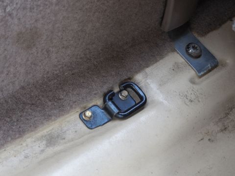 1983 Ford Bronco - These can lie flat if necessary, but they'll probably stay on top of the carpet most of the time.