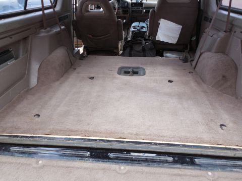 1983 Ford Bronco - These can all lie below the carpet, so they won't prevent me from sleeping back here (again). And even if I removed the carpet, they aren't…