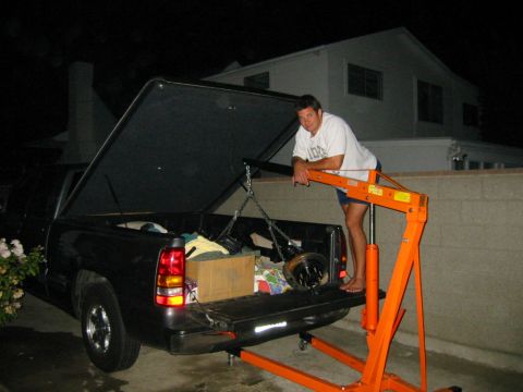 1992 Ford Bronco - Arriving home w/ the ProRock...Sep 2002