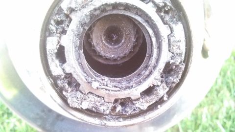 1979 Ford Bronco - This image shows a damaged wheel hub assembly, not a 1979 Ford Bronco.