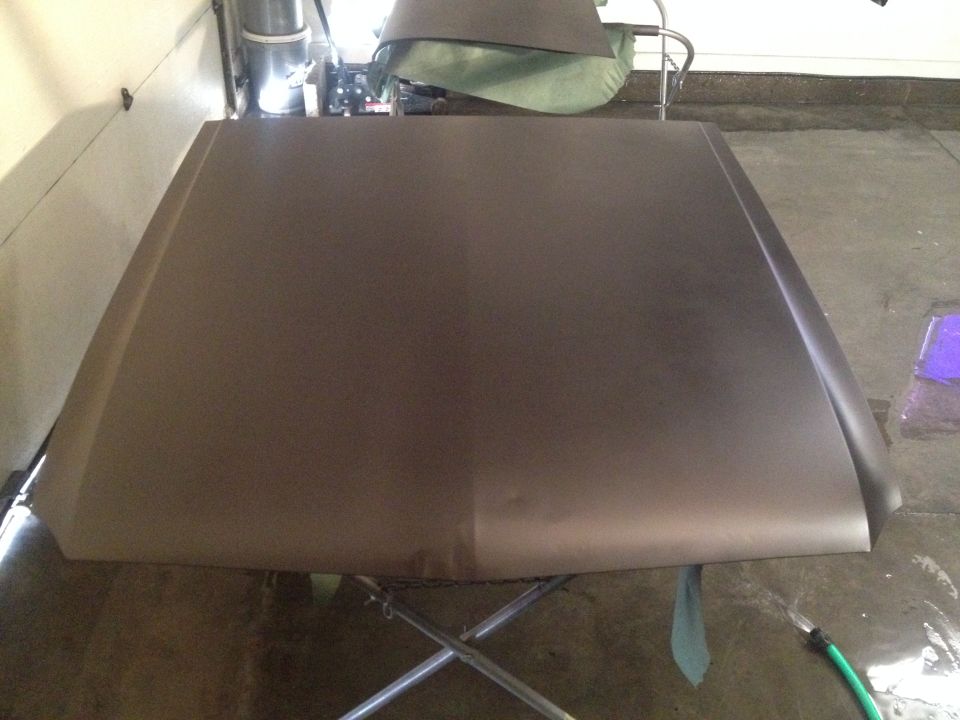 1965 Mustang Hood epoxied