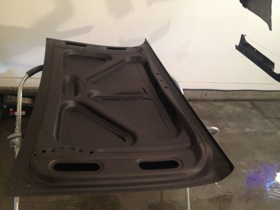 1965 Mustang Trunk lid epoxied
