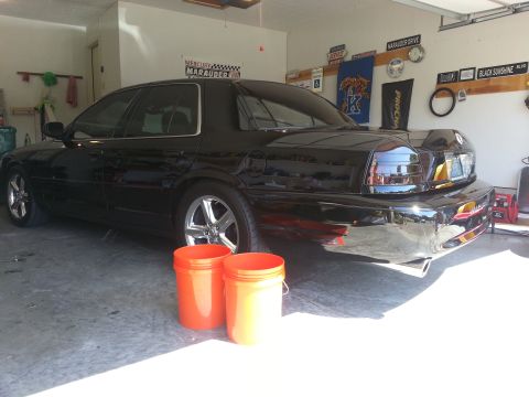 2003 Mercury Marauder - Two-bucket wash with ONR after spending time at the tuner's shop