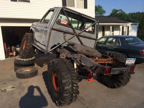 1991 Ford F-250 - driveway wheelin back