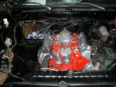 1978 Ford Bronco - Motor installed.