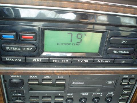 1993 Ford Taurus - The outside tempurature in the middle of january.. Sunny Southern California!