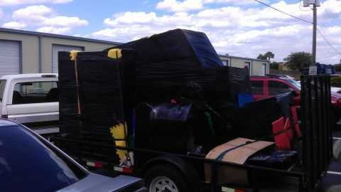 1994 Ford Bronco - This load of Arcade games is going from Orlando to Jacksonville. The Forcast predicted rain so they were wrapped in plastic. In this load:…