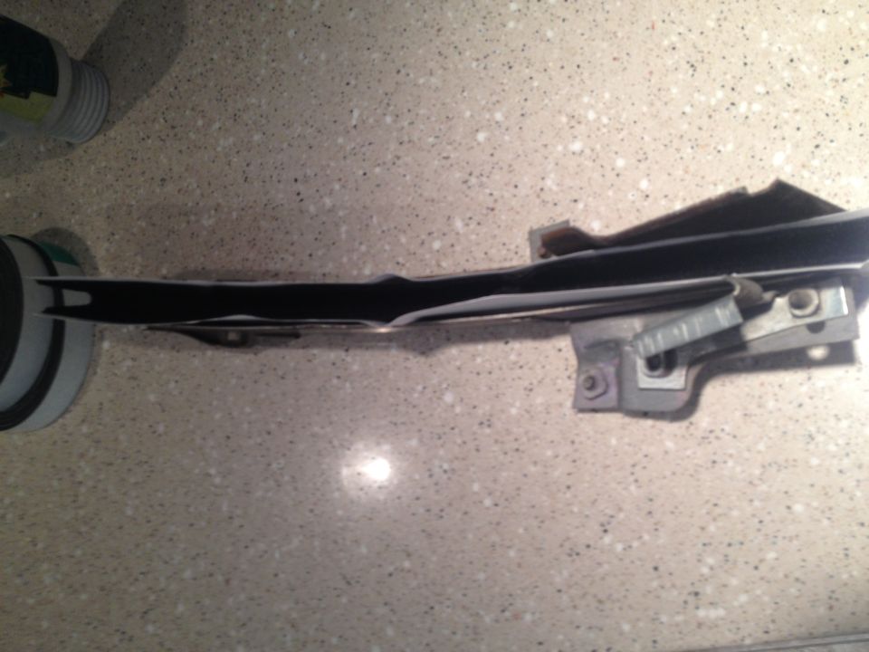 1965 Mustang door run felt replacement