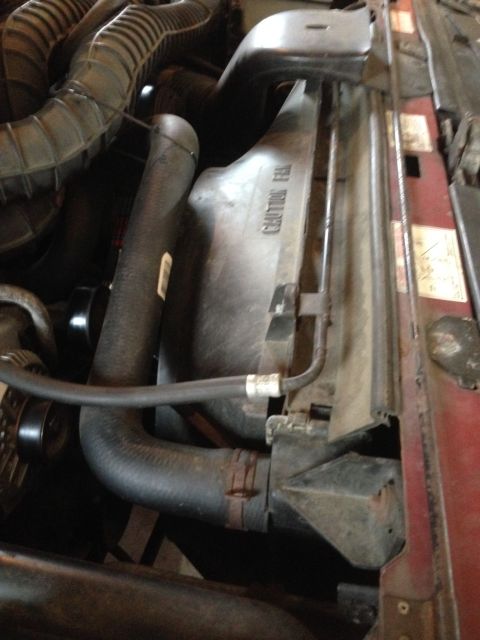 1995 Ford Bronco - I am going to be replacing all of my radiator hoses soon. I was wondering what this top hose is called. It part rubber but mostly steel lin…