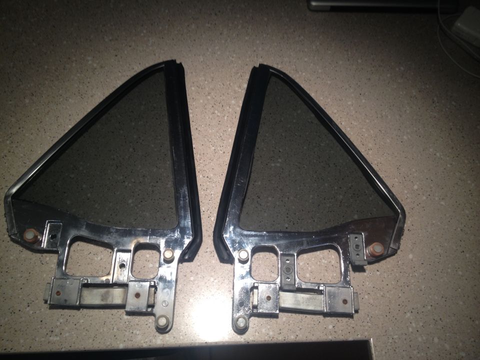 1965 Mustang new quarter glass and weatherstrip