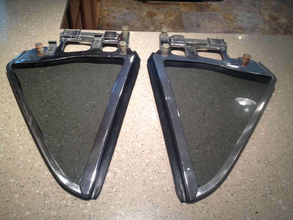 1965 Mustang new quarter glass and weatherstrip