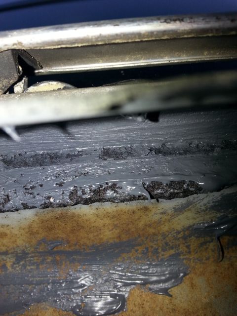 1992 Ford Bronco - I went back an covered over this area again.