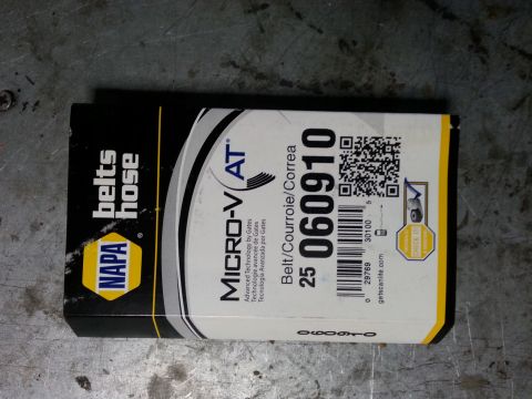 1992 Ford Bronco - This is the correct belt for a sag swap on a 351W with the smog pump deleted.