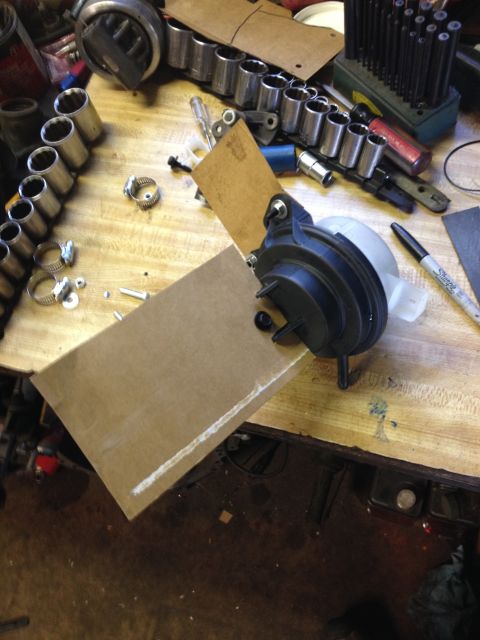 1981 Ford LTD - The top bracket is pretty close so it's time to start on the bottom bracket. The two pieces will eventually get welded together to form a s…
