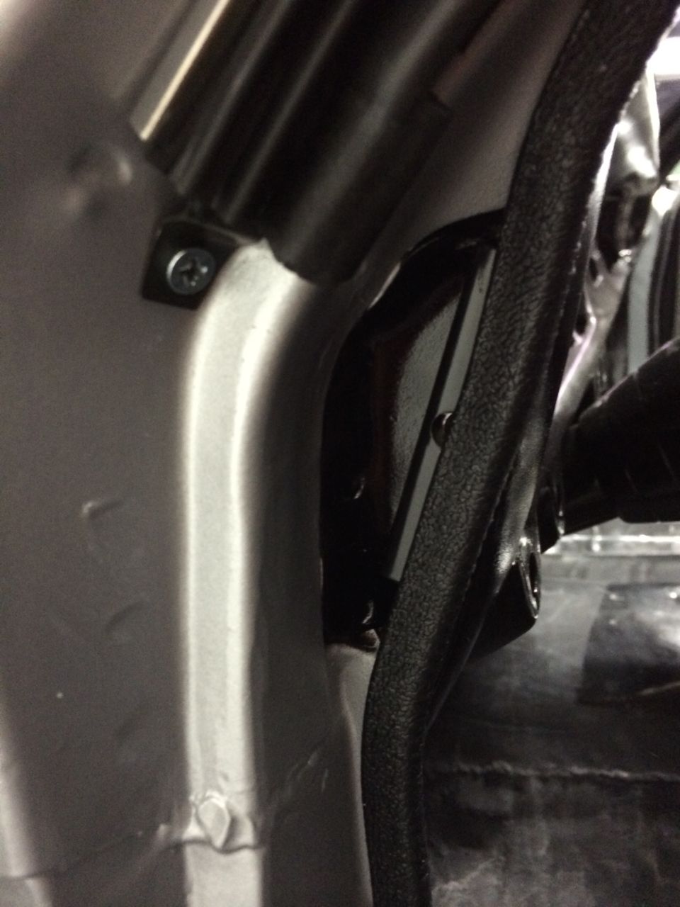 1965 Mustang A pillar windlace bracket