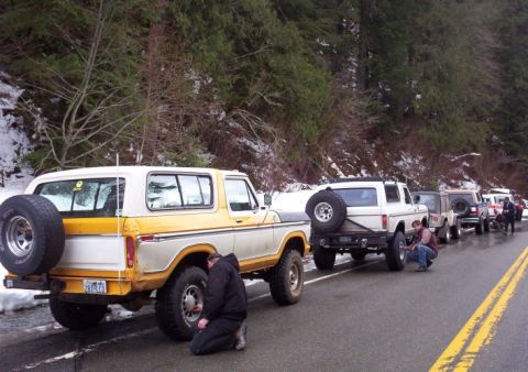 1982 Ford Bronco - Airing down