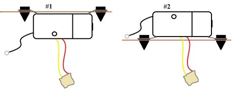 1967 Pontiac Grand Prix - Diagram illustrates two electrical components with associated wiring and connectors.