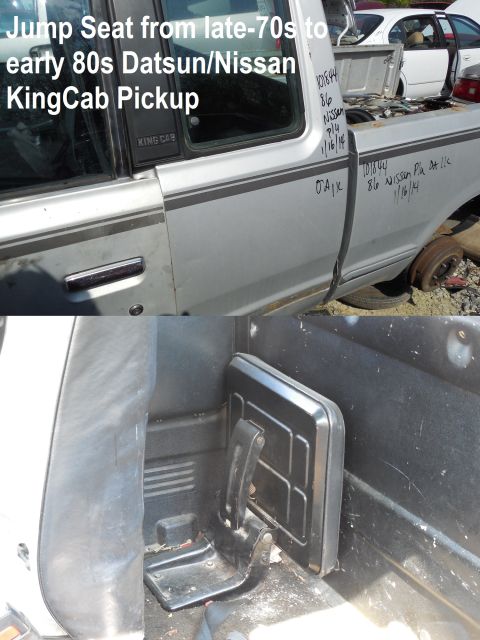 1983 Ford Bronco - Jump Seats from '78 Nissan extended cab pickup are identical to rare early-80s Bronco 3rd-row. I'm still not sure if these were a factory o…