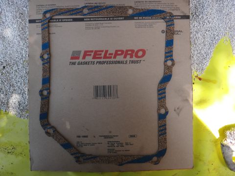 1993 Ford Taurus - A Fel-Pro transmission pan gasket is shown, with text indicating it is for a Ford Taurus.