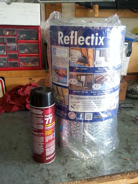 1992 Ford Bronco - The old insulation on my evaporator box was falling apart. I had seen people use this Reflectix insulation to cover the box and help insula…