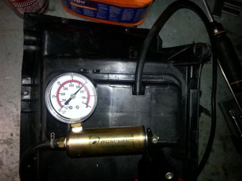 1992 Ford Bronco - checked the reservoir for vacuum and it holds.