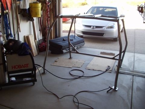 1993 Ford Bronco - took it out in 2 peices to finish welding it up