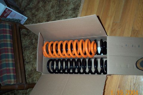 1986 Ford Bronco - 6" and 4" springs . I will be using the 6" springs with the quad shock towers.