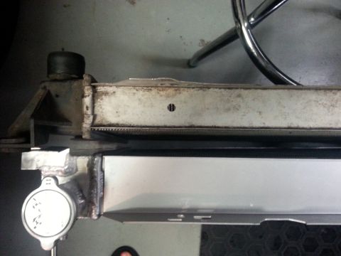 1992 Ford Bronco - old versus new..notice the difference in the core thickness.