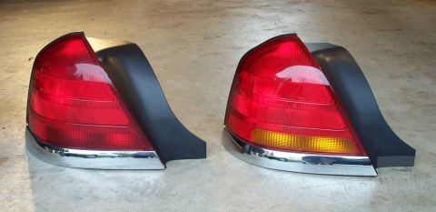 1998 Ford Crown Victoria - Different taillamps. The one on the left is for a '99 Police Interceptor and the one on the right is for a '98 Police Interceptor.
